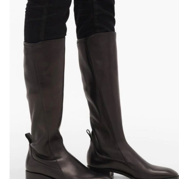 Christian Laboutin Tagastretch Flat Nappa/Black Knee high Boots - Picture 2 of 6